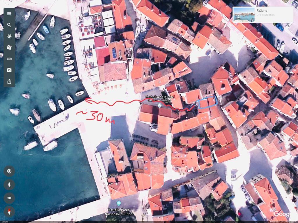 Istrian Stone House: Seaside Retreat in Fazana with COVID-Safe Filtration Apartment Exterior photo